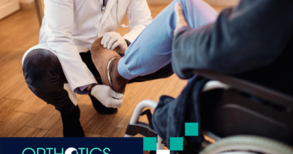 A doctor checking a patients foot for custom prosthetics in New York City