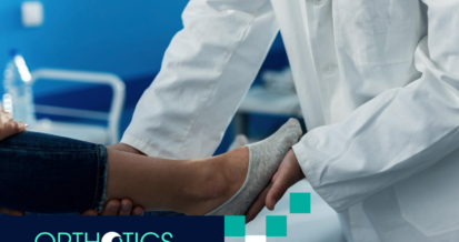 A doctor assisting a patient's foot