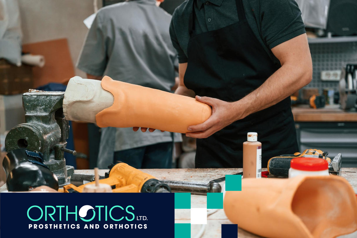 Prosthetics and cosmetic covers being made